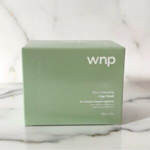 NEW (Sealed in box) WNP Dual Cleansing Clay Mask. Applicator included
